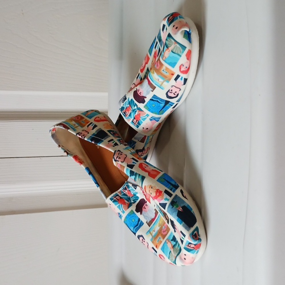 Famous Painters slip on mules - 6 - multicolor